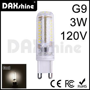DAXSHINE 70LED G9 3W AC120V Cool White 6000-6500K 170-200lm      